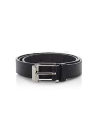 Givenchy Black Grained Leather Belt