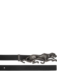 Haider Ackermann Jaguar Buckle Leather Belt