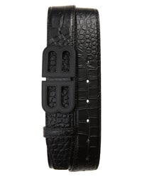 Balenciaga Hourglass Logo Leather Belt