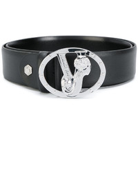 Versace Jeans Monogram Buckle Belt