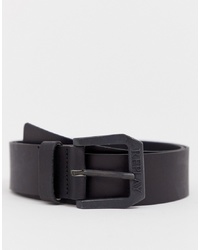 Replay Leather Belt In Black