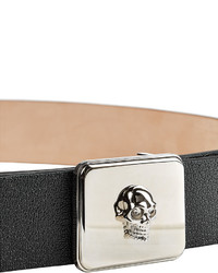 Alexander McQueen Leather Belt With Skull Motif