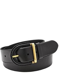 Fossil Leather Covered Buckle Belt