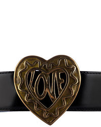 Moschino Leather Waist Belt