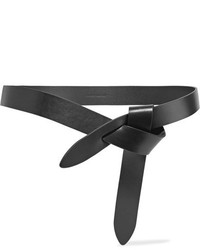 Isabel Marant Lecce Leather Belt Black