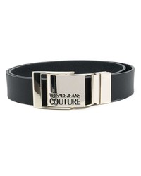 VERSACE JEANS COUTURE Logo Buckle Leather Belt