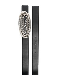 Moschino Logo Detail Leather Belt