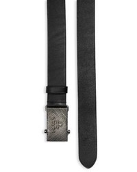 Prada Logo Leather Belt