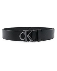 Calvin Klein Jeans Logo Letter Buckle Leather Belt