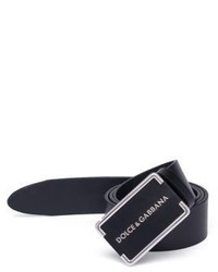 Dolce & Gabbana Logo Plaque Belt