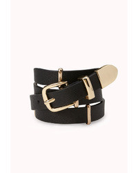 Forever 21 Luxe Faux Leather Hip Belt