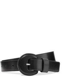 Michael Kors Michl Kors Collection Leather Belt Black