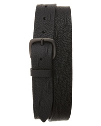 Orciani Micron Pebbled Leather Belt