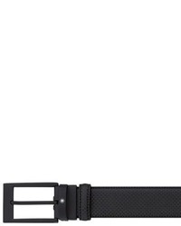 Montblanc 30mm Square Embossed Leather Belt