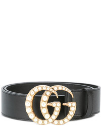 Gucci Pearl Logo Belt