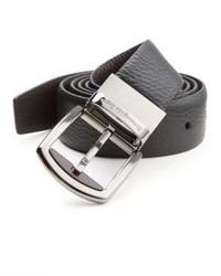 Ermenegildo Zegna Pebbled Leather Belt