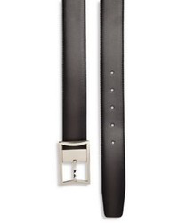 Montblanc Rectangular Buckle Leather Belt