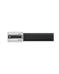 Montblanc Rectangular Cut Out Reversible Leather Belt