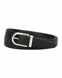 Giorgio Armani Reversible Calf Leather Belt Black