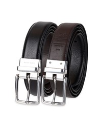 Cole Haan Reversible Feather Edge Leather Belt In Blackbrown At Nordstrom