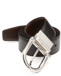 Ermenegildo Zegna Reversible Leather Belt
