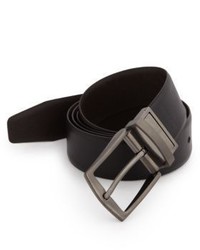 Giorgio Armani Reversible Saffiano Leather Belt