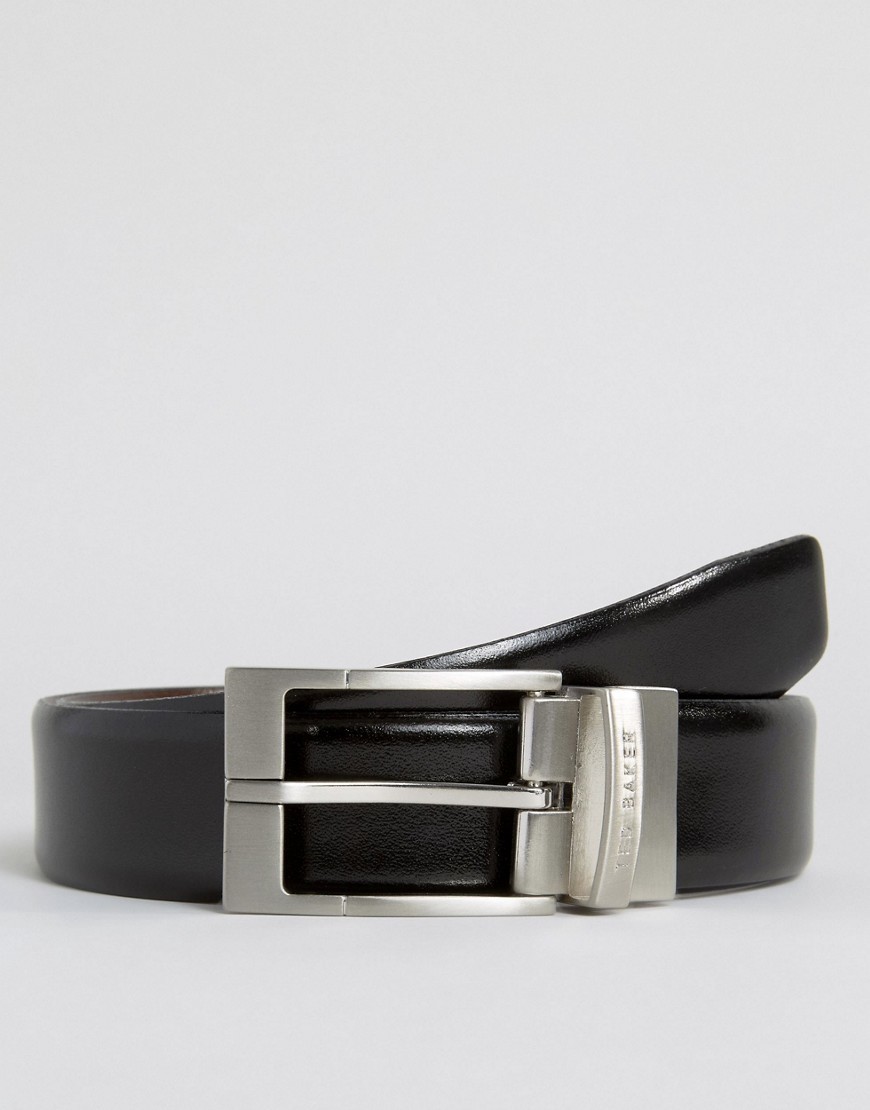 ted baker black leather belt