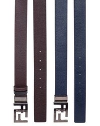 Fendi Saffiano Leather Belt