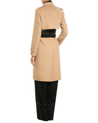 Carven Shearling And Leather Belt
