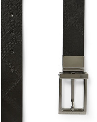 Burberry Shoes Accessories 3cm Reversible Leather Belt