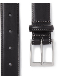 Paul Smith Shoes Accessories Black 3cm Pin Up Print Lined Leather Belt