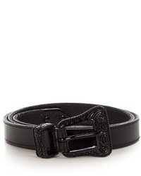 Saint Laurent Skinny Leather Belt