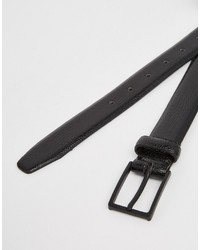 Asos Smart Belt In Faux Leather And Snakeskin 2 Pack
