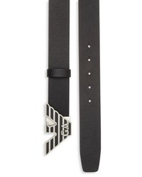 Emporio Armani Solid Leather Belt