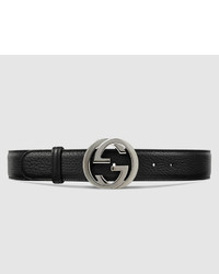 Gucci Ssima Belt With Interlocking G