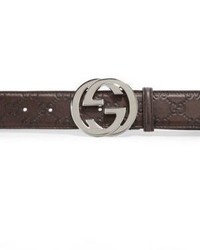 Gucci Ssima Leather Belt
