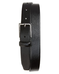 BOSS Stingray Emed Patent Calfskin Leather Belt