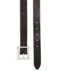 Saint Laurent Textured Leather Belt