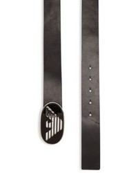 Emporio Armani Textured Leather Belt
