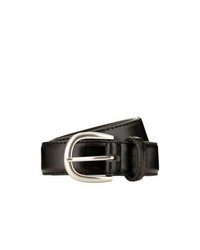 Topman Black Faux Leather Belt