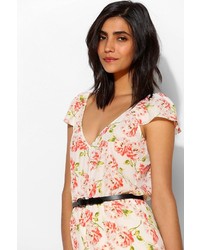 Urban Outfitters Basic Leather Skinny Belt