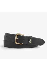 J.Crew Vintage Leather Belt With Anchor