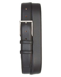 Santoni Vitello 3 Leather Belt