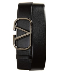 Valentino Vlogo Leather Belt