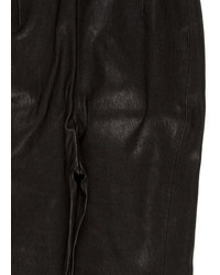 Veda Leather Bermuda Shorts W Tags