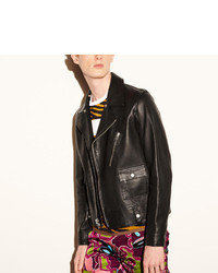 Coach 1941 Leather Motorcycle Jacket, $1,400 | Coach | Lookastic