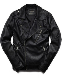 21men 21 Faux Leather Moto Jacket