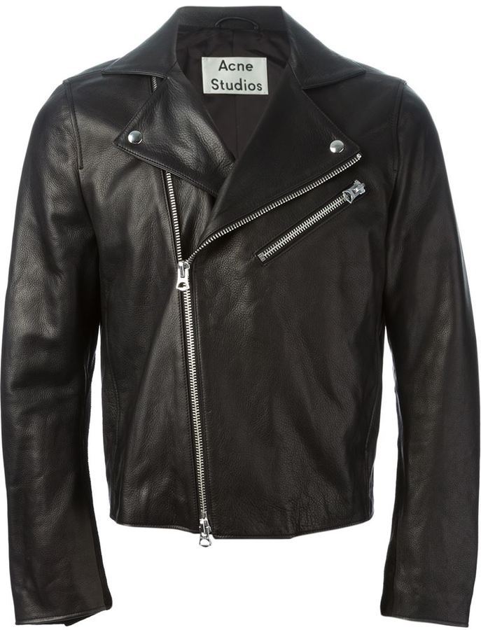 Acne Studios Gibson Biker Jacket, $950 | farfetch.com | Lookastic
