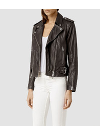 AllSaints Addison Leather Biker Jacket