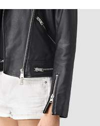 AllSaints Bourne Leather Biker Jacket